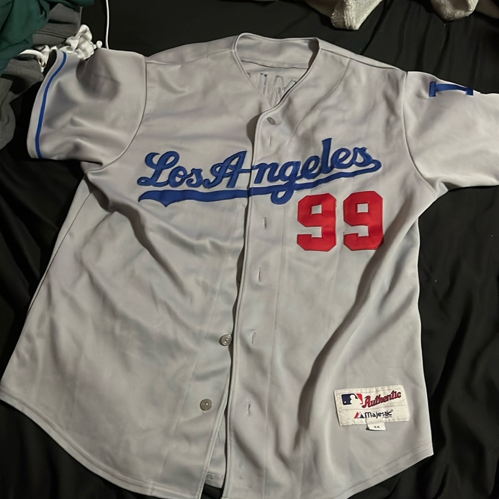 Gray dodgers shirt